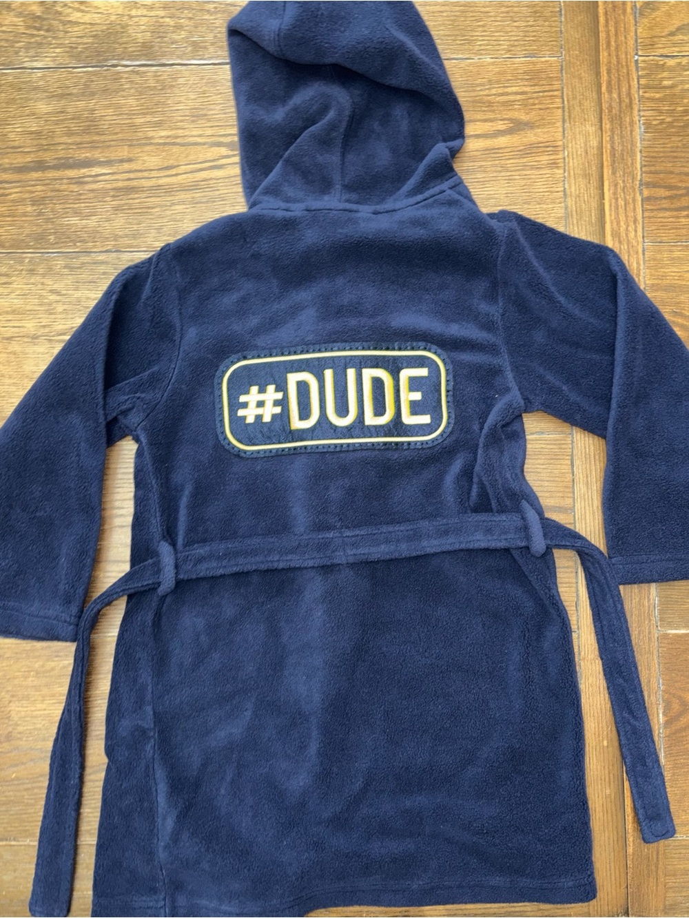 '#DUDE' Kids Hooded Pajama Robe